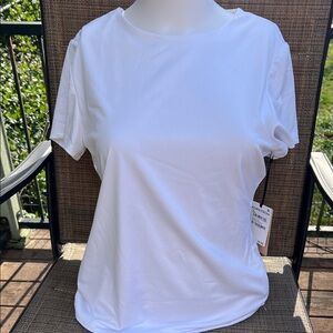 Nordstrom Classic White Short Sleeve Tee. NWT.